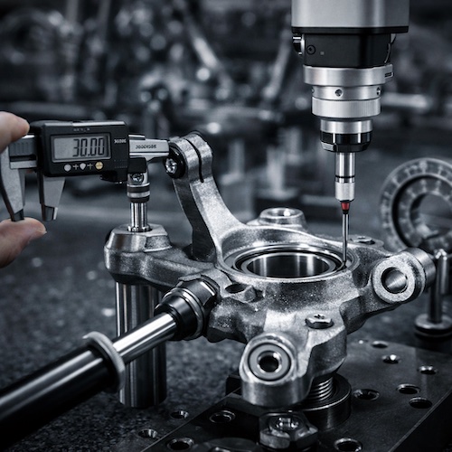 نقش تلرانس‌های مهندسی و دقت ماشین‌کاری در عملکرد قطعات سیستم تعلیق خودرو